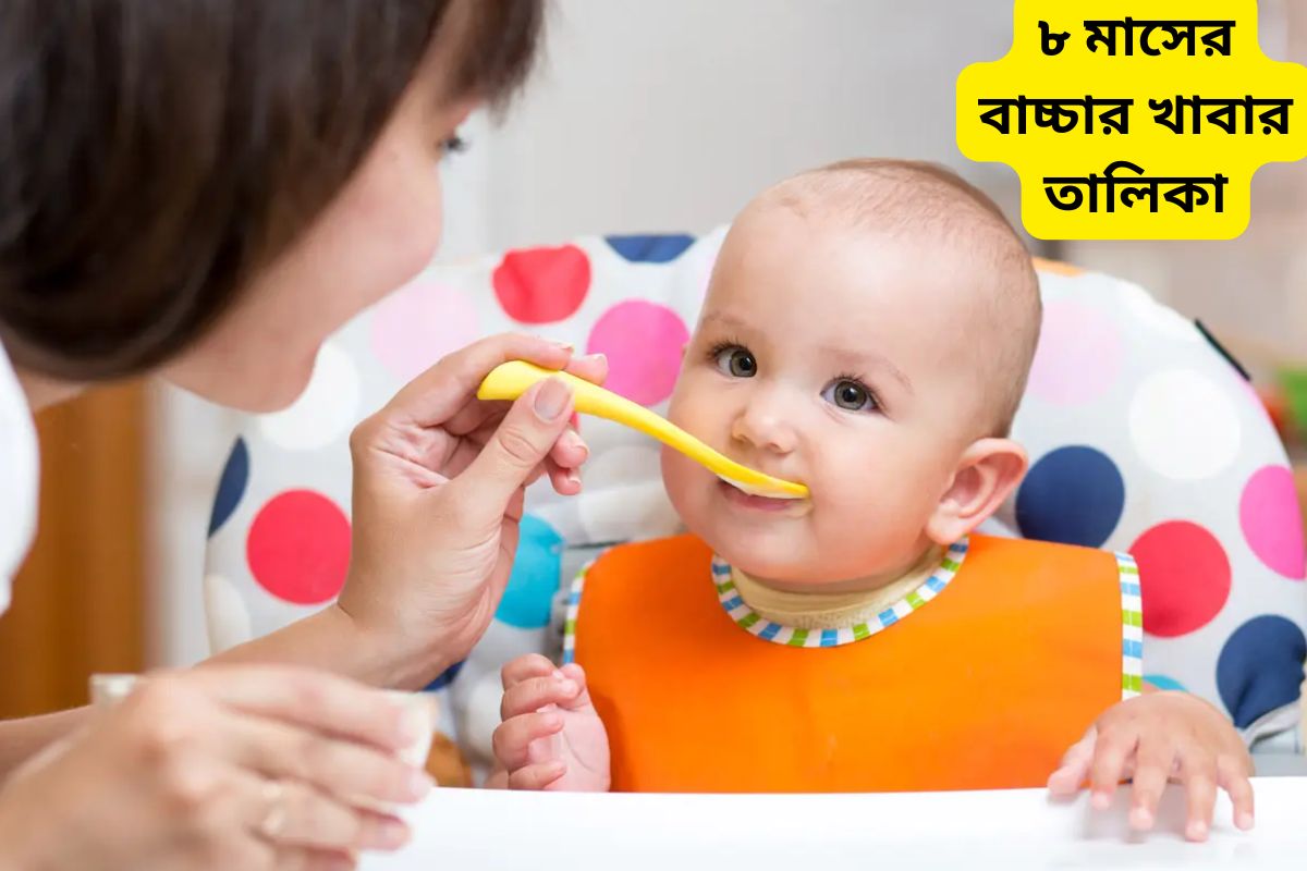 Food list for 8 month baby